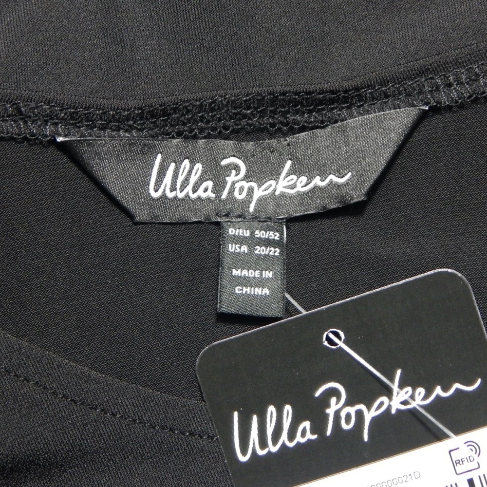 Ulla Popken Womens Plus Size 20/22 Curvy Matte Jersey Round Neck Knit Tank Top - Picture 4 of 8